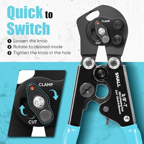 SHALL 2-IN-1 Pex Crimping Tool