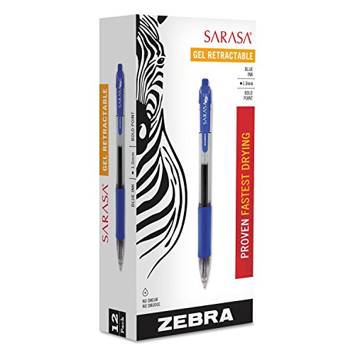 Bolígrafo Zebra Sarasa Gel Retráctil Azul Doce miniatura 1