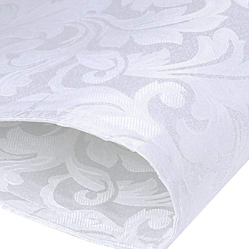 Colorbird Scroll Damask Jacquard Placemats Reversible Table Mats With 17 X 17 Inch Cloth Napkins Waterproof Polyester Fabric Tabletop Decoration For Wedding Banquet Party Events #TOP3