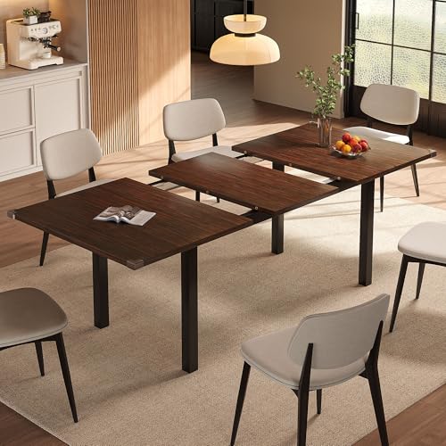 Einhomn Modern Extendable Dining Table for 4-6, 63'...