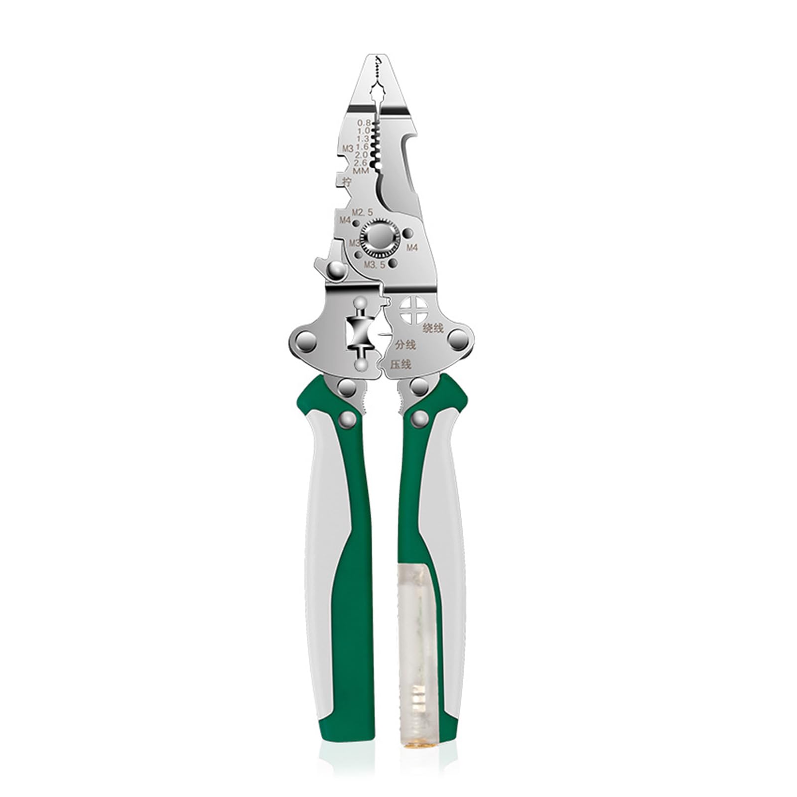 Zenlir Foldable Wire Stripper With Multifunctional Design Double Function Electrical Tool For Electricians And DIY Enthusiasts