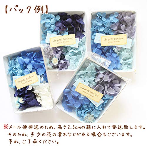 Amazon｜マーメイドブルー アジサイカルテット ハーバリウム花材セット