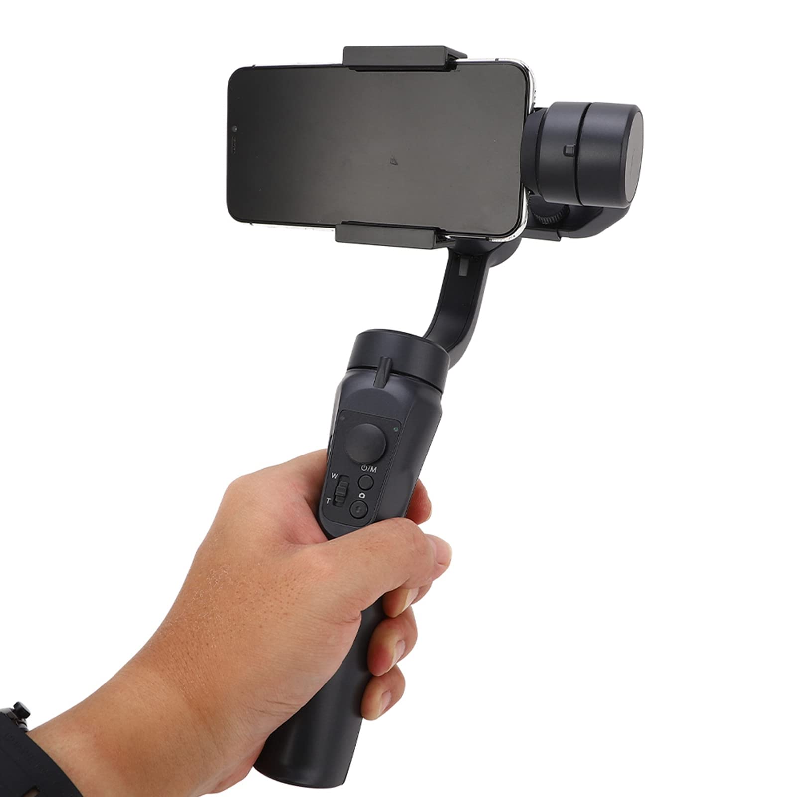 Naroote Estabilizador de Teléfono Portátil de 3 Ejes Captura de Vídeos y Fotografías para Creadores y Viajeros, Material ABS, Peso Ligero de 560 G