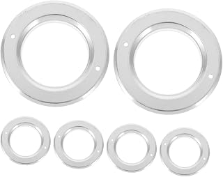 6pcs Bird House Hole Protectors Metal Guards for Breeding Box Parrot Nest Box Accessories Sturdy Protective Ring Set for Nesting and Breeding