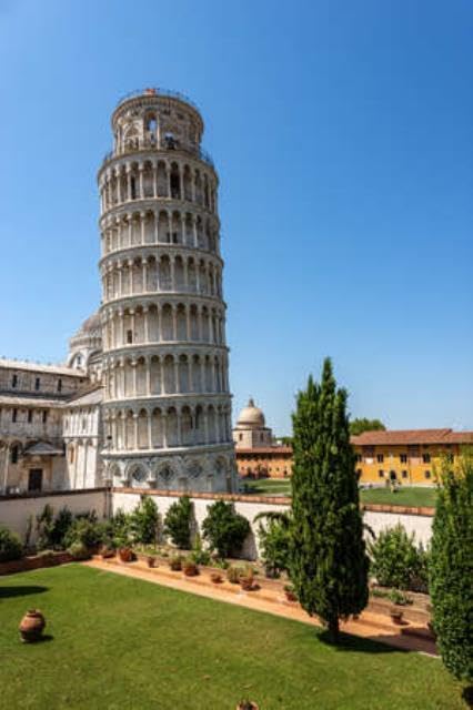 adrium AluVerbund-Bild 70 x 110 cm: Pisa, der Schiefe Turm und die Kathedrale (Duomo di Santa Maria Assunta), Platz der Wunder (Piazza dei Miracoli, italienisch). (167462112)