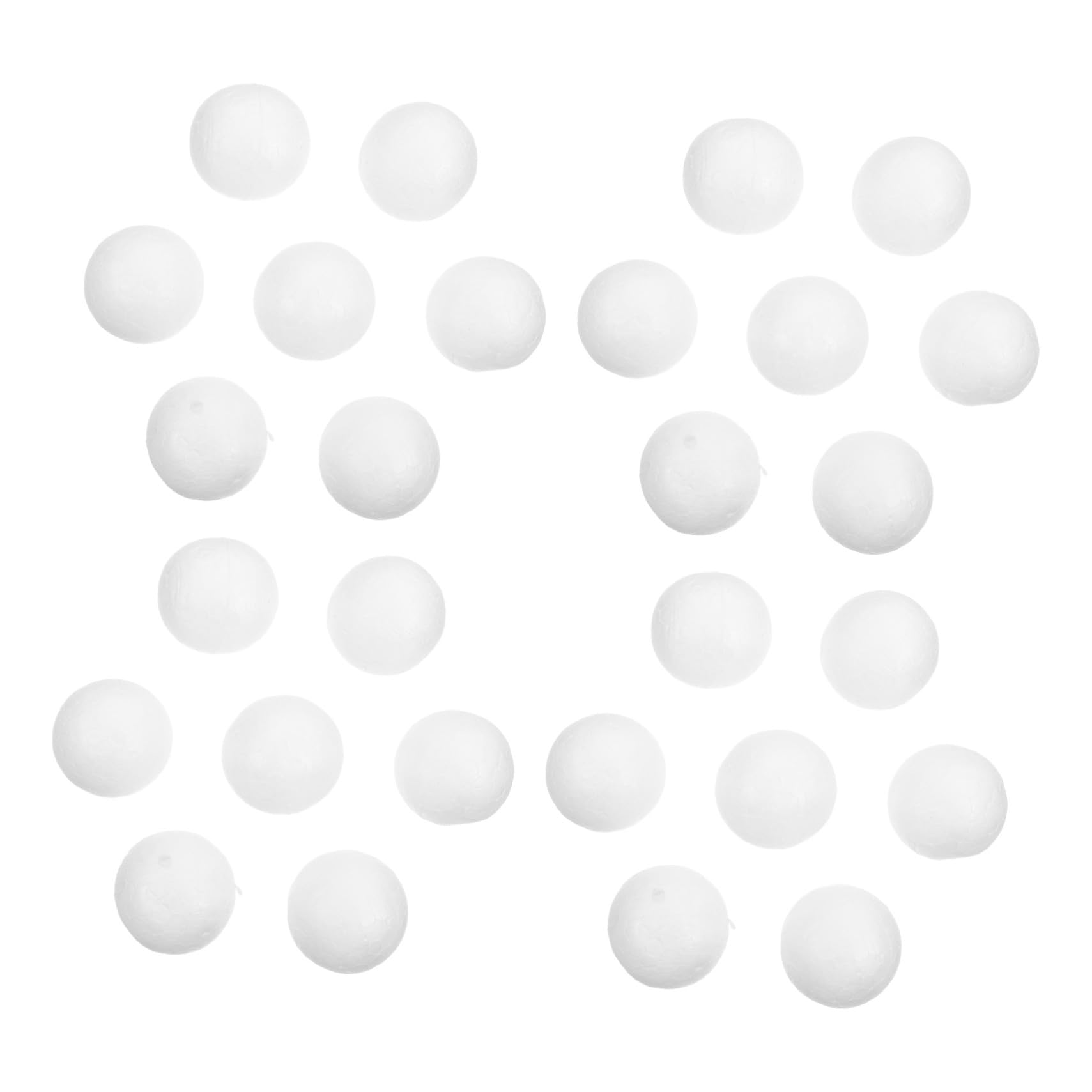 Boules en mousse blanches 2,5 cm : la solution pour occuper les enfants et décorer votre maison