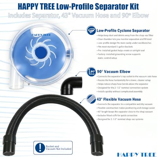 Happy Tree Low-Profile Cyclone Dust Separator