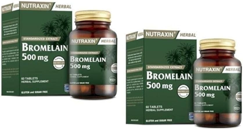 Nutraxin Bromelain 60 Kaps l 2li Paket, TYC62LS2QN169572408624977