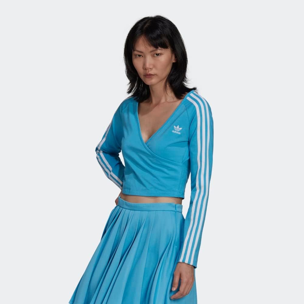Amazon.com: adidas Originals Adicolor Classics Cropped Long Sleeve