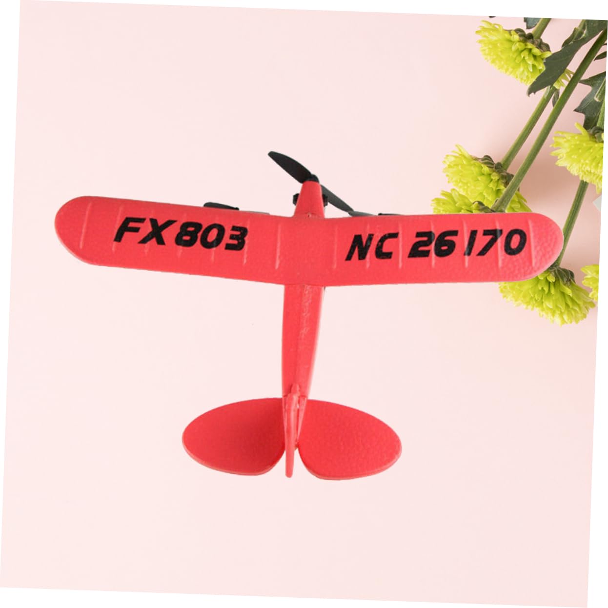 Alasum 3piezas RC Plane De Teledirigido Planeador De Fijas para Juguete Aeronáutico Exterior Rojo