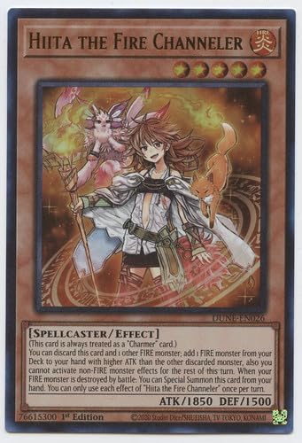 Hiita The Fire Channeler - DUNE-EN026 - Ultra Rare - 1 edición