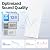 8 Pack Large Acoustic Panels Sound Absorbing with Self-Adhesive, 47.2”*23.6”*0.36” High Density Sound Proof Foam Panels for Walls, 3D Vertical Soundproof Wall Panels for Home Studio Office Decor-White