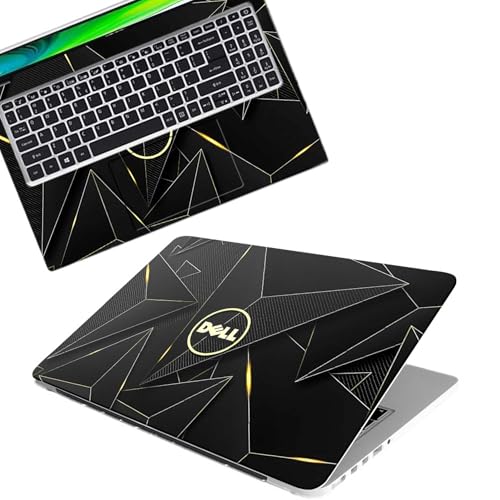 Image of DSGN 136 Full Body Laptop Skin Bubble-Free| Laminated| Removable| HD Quality Sticker for Laptops Upto 15.6 Inches Compatible with DELL