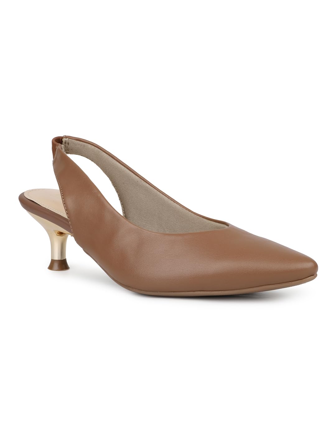 Women Black Smart Casual Solid Narrow Heeled Pumps-image-15