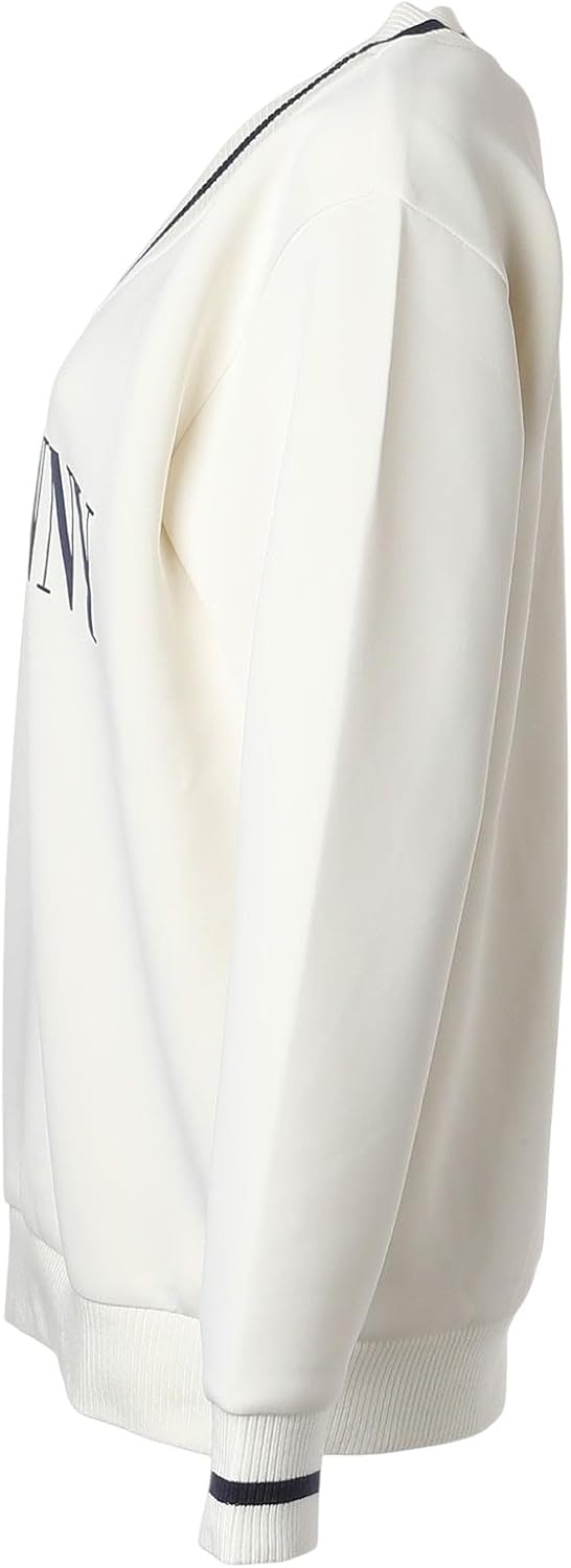 [ジャックバニー] レディース 長袖 Vネックスウェット (ダンボール・天竺素材) / ゴルフ / 263-5262028