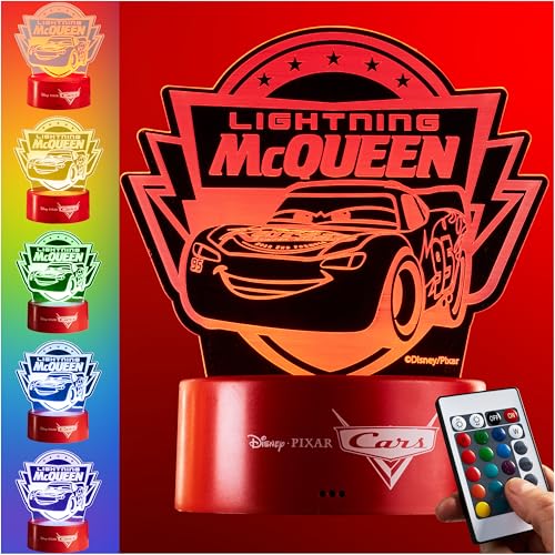 Get Trend Disney Lightning McQueen LED Lampara