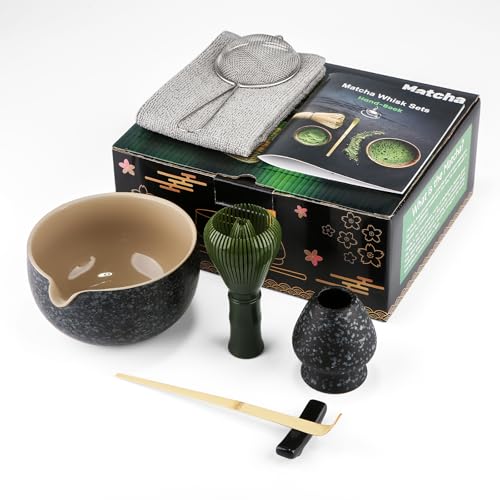 Juego De Té Macha De 7 Piezas, Cuchara Y Batidor De Resina, Pala, Colador, Ceremonia Tradicional Japonesa Del Té, El Mejor Regalo