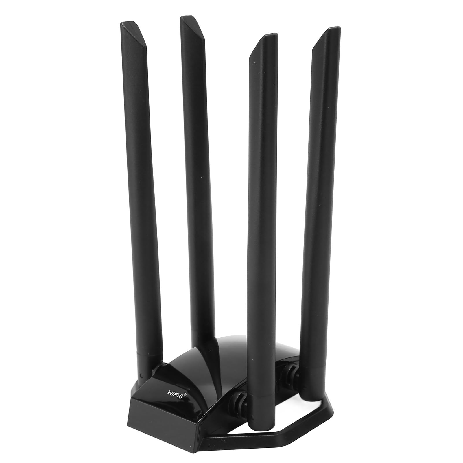 Adaptador WiFi, Adaptador de Red Inalámbrica de Alta Penetración 1800Mbps Banda Dual con 4 Antenas para PC de Escritorio
