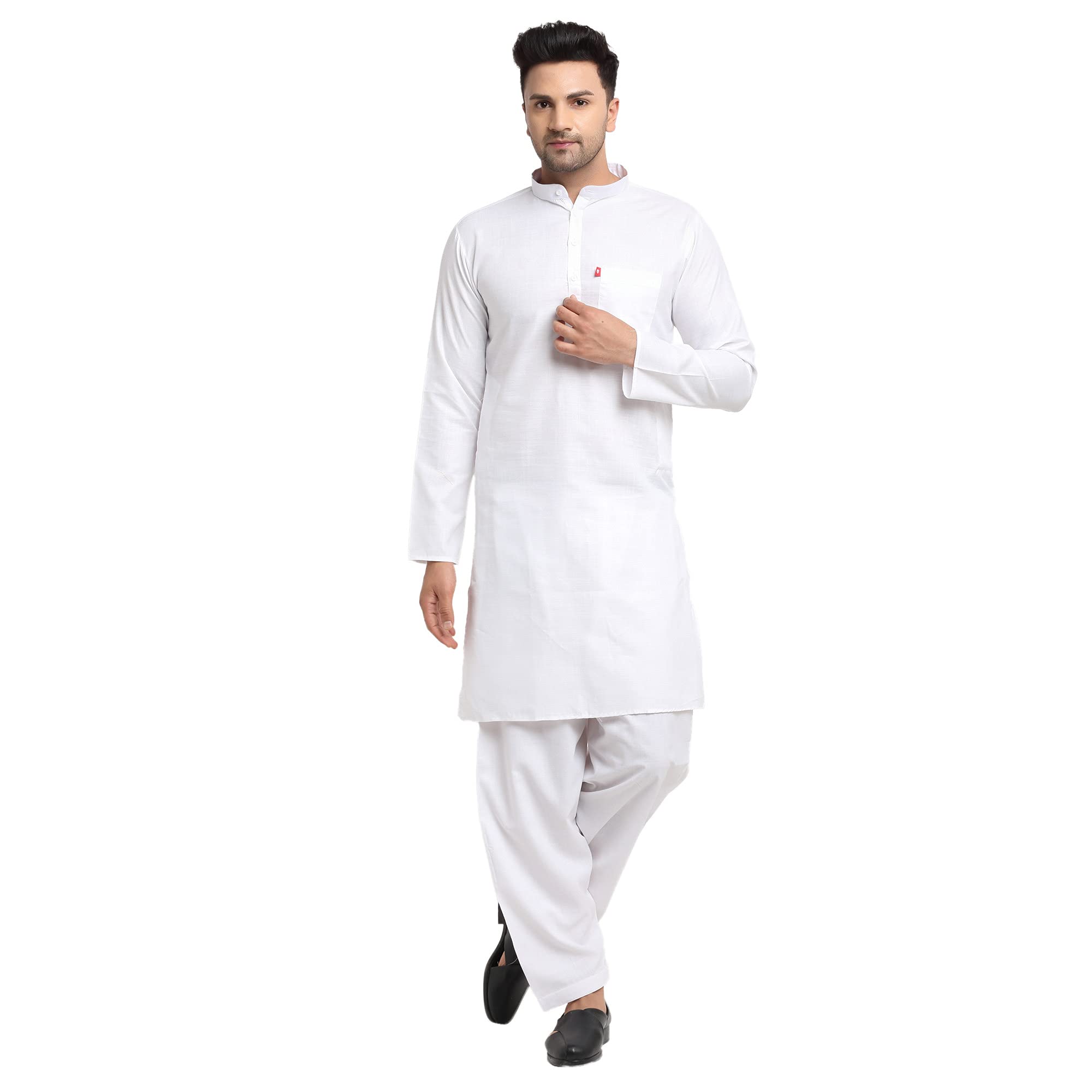 B BENMens Self Design Kurta And Salwar