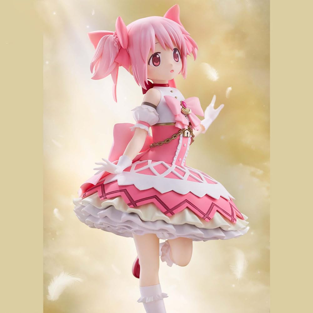 Zhongkaihua Kaname Madoka - Figura de uniforme de batalla de pie, colección de PVC | Figuras de acción de anime Girl, estatua de PVC hecha a mano, adornos para regalos