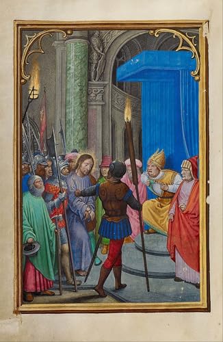 Impression d'art Le Christ devant Caïphe - Toile haut de gamme Simon Bening 60x90cm