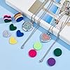SUPERFINDINGS 2 Styles Essential Oil Necklaces Perfume Pendant Necklaces with 20 Felt Pads Diffuser Locket Necklace Essential Oil Jewelry Gift Oil Pendant Aromatherapy #3