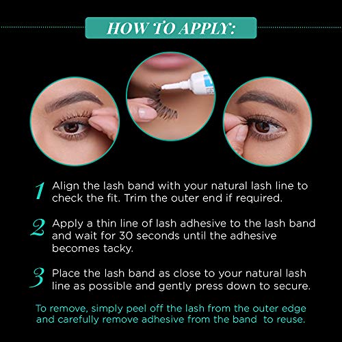 Ardell Natural Lashes False Eyelashes 116 Black (4 Pack) #TOP4