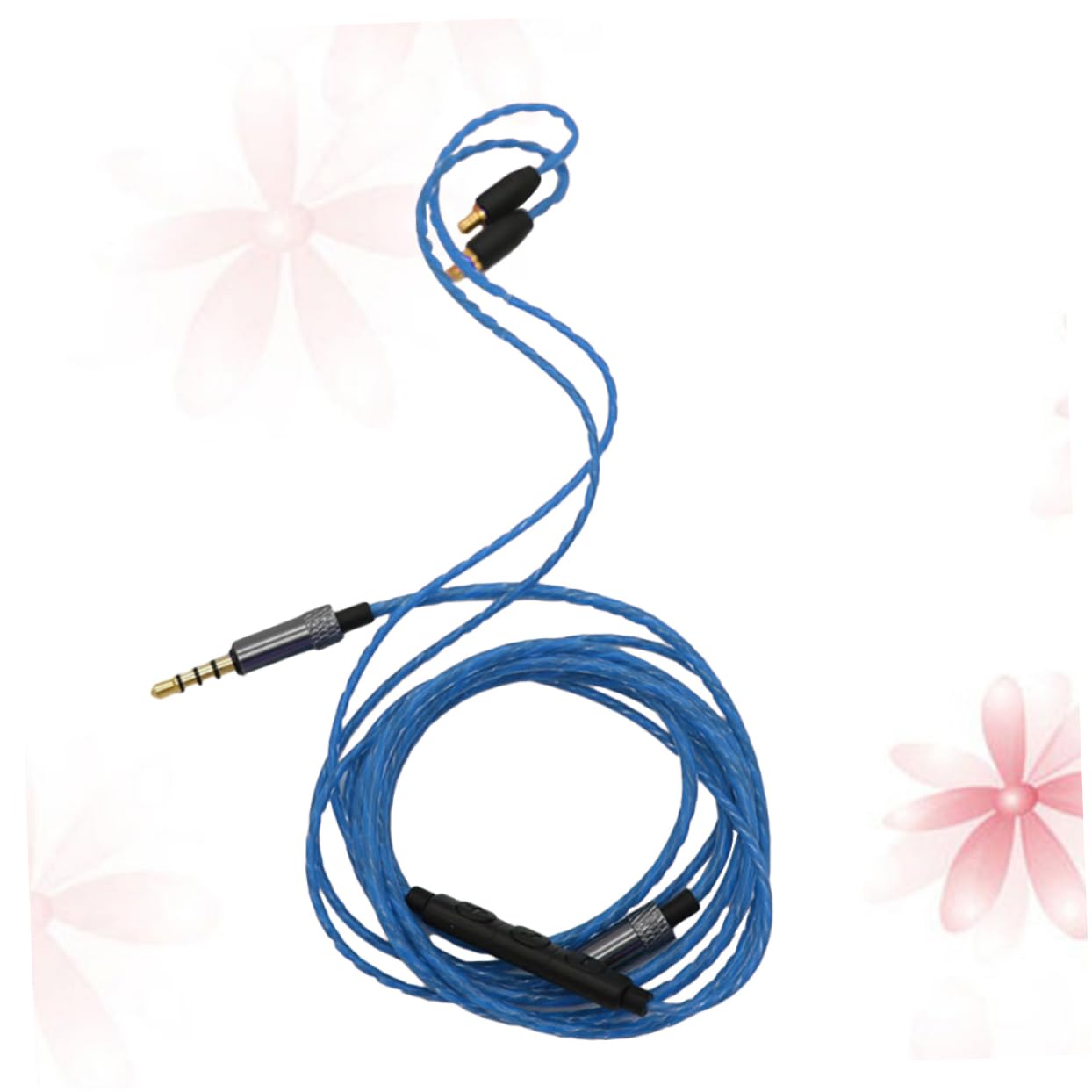 Angoily 3pièces Câble De Pour Écouteurs Avec Microphone Et Connectivité Améliorée Compatible Avec Bleu