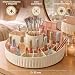 Imagen de TecnoWoW Organizador de Maquillaje Giratorio 360° con 12 Compartimentos
