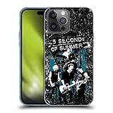 Head Case Designs Officially Licensed 5 Seconds of Summer Live Blue Group Photo Montage Soft Gel Case Compatible with Apple iPhone 14 Pro Max