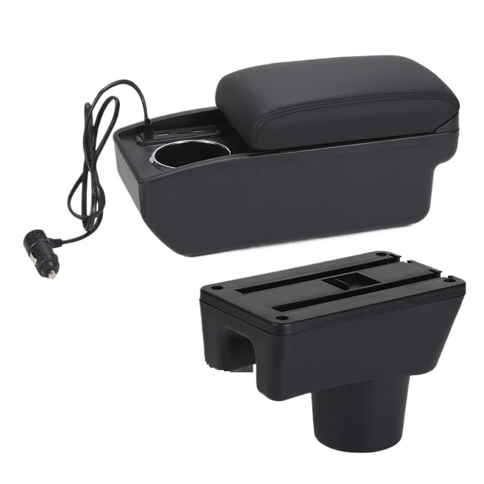 Umdjju A2 Fast Charging For Mitsubishi For Attrage For Mirage Armrest Box Car Auto Storage Accessories Car Centre Console Armrest Box(A2 Fast Charging)