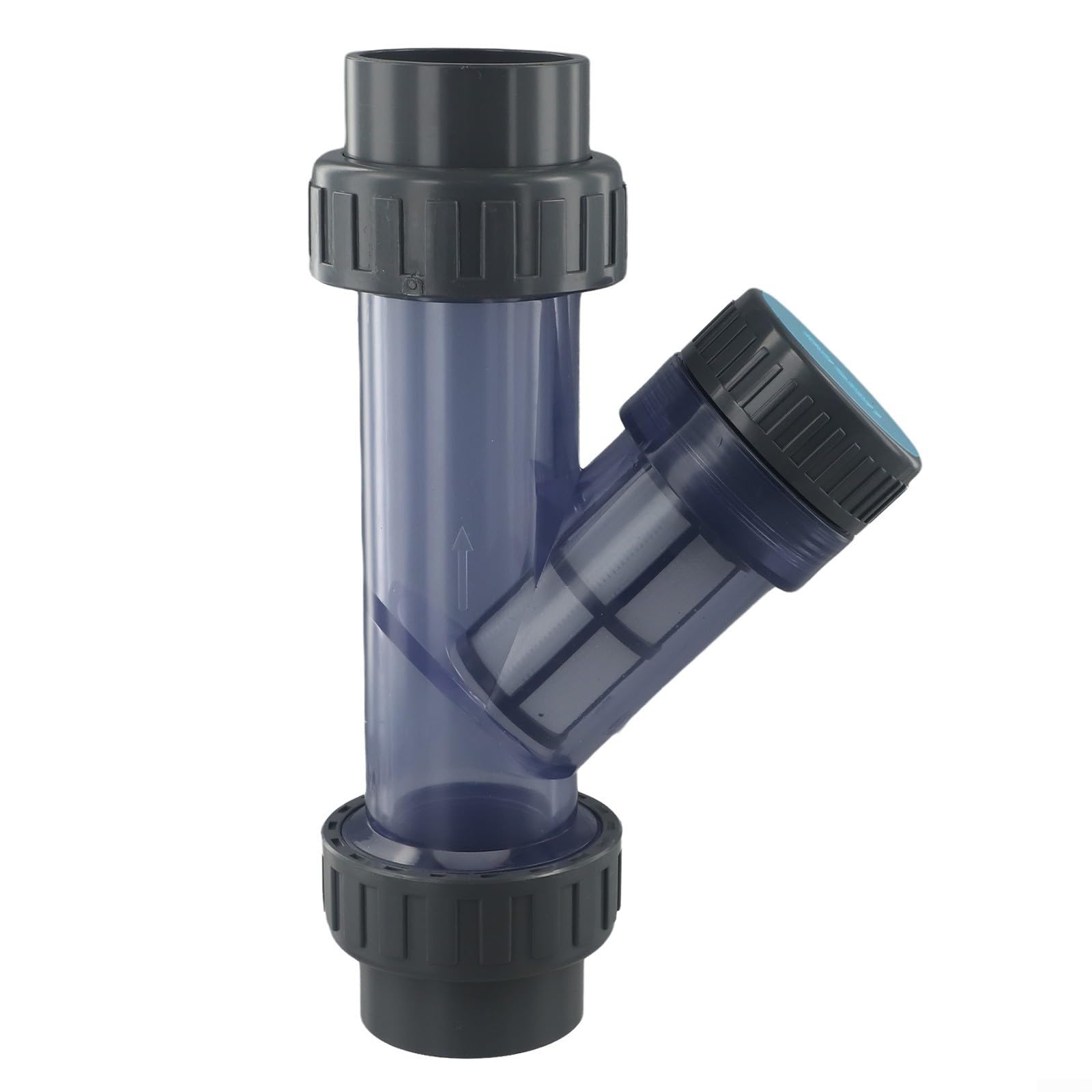 Filtre à eau de type Y en PVC durable pour tuyau d'aquarium