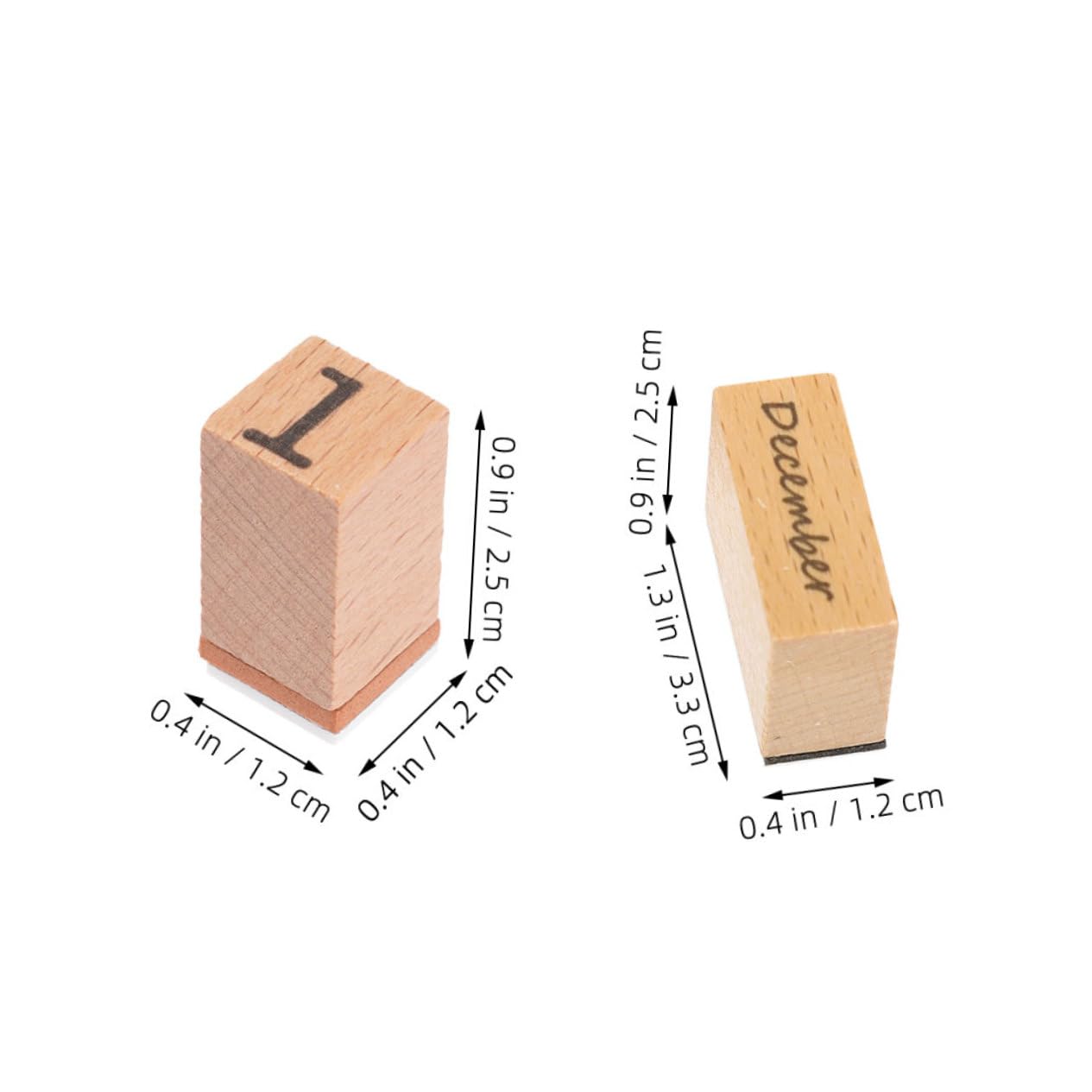 jojofuny 8 Set FRIBRI per il journaling timbro pianificatore francobolli del giornale francobolli decorativi in ​​legno francobollo decorativo per diario timbro numerico gomma da cancellare