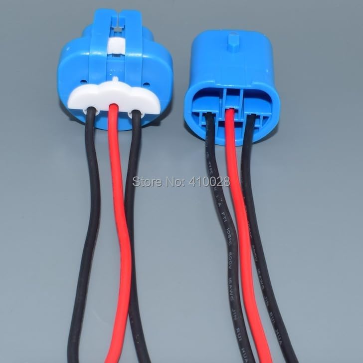 9007 9004 Female Male Adapter LED Bulb Lamp Light Wire Connector Plug Socket Holder HB5 - (Color Name: 5pcs Male)