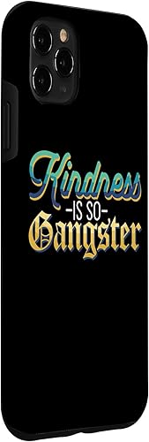 Miniatura 3 de Funda para iPhone 11 Pro Max motivacional Kindness Is So Gangster Nice People