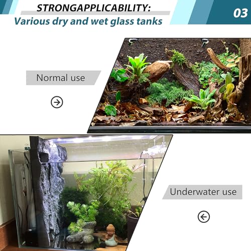 Image of 23.6x17.7in Rock Terrarium Background,3D Reptile Tank Background Board,Amphibian Stereo Backdrop Wall,Lizard Snake Gecko Spider Turtle Fish pet silo Background Decorative Panel(Blue)