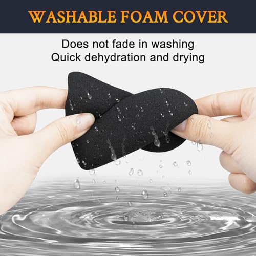 SOULWIT 2 Stück Mikrofon Pop Filter für Razer Seiren V3 Chroma RGB USB, Schutz Mikrofon Schaum Abdecken Windschutz