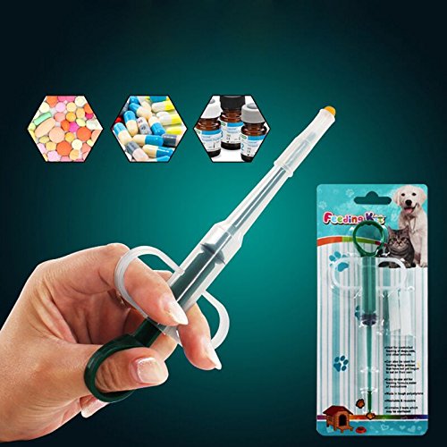 New Baby Interactive Feeding Tool Pet Pills Syringes,Animal Feeding Syringe For Dog&Cat,Cat Pill Gun And Pet Medicine Syringe (Green 2) #TOP2