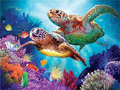 6000-teilige Puzzles für Erwachsene, zwei Schildkröten-Puzzles Langlebige, farbenfrohe Puzzles für Erwachsene…