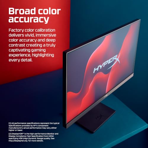 Image of HyperX OMEN 23.8 inch FHD 180Hz Gaming Monitor, FHD Display (1920 x 1080), IPS Panel, AMD FreeSync Technology, 99% sRGB, Adjustable Stand, Black, HyperX OMEN 24 G2 (2026)