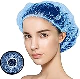 【Material de alta calidad】Estas gorras de ducha elásticas están hechas de material transparente de alta calidad, a fin de garantizar que no se rompa al bañarse. Disfruta de la ducha sin preocuparte por el agua que pasa por la tapa.