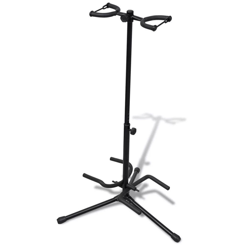 Brokky Postazione per Chitarra Regolabile e Pieghevole|Supporto per Chitarra da Terra Strumenti Stand per Chitarra Universale per Chitarra Classica Acustica Elettrica Ukulele Appoggio Chitarra Pieghev