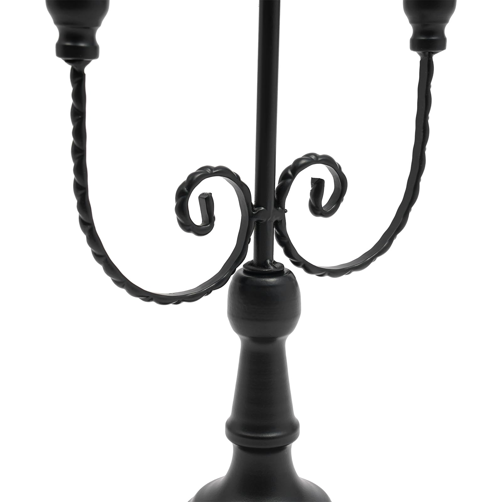 6PCS Kerzenständer Schwarz | Kerzenhalter für Stabkerzen Halloween | Kandelaber Kerzenhalter | 3-Armig Kerzenleuchter für Kegelkerzen | Kerzenständer Metall | Kerzenleuchter Mehrarmiger Vintage