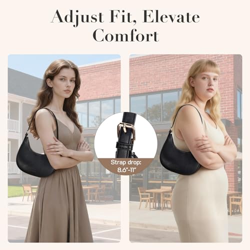 Image of Missnine Purses for Women, Shoulder Bag Small Handbags Vegan Leather Underarm Bags Trendy Hobo Cute Clutch Purse