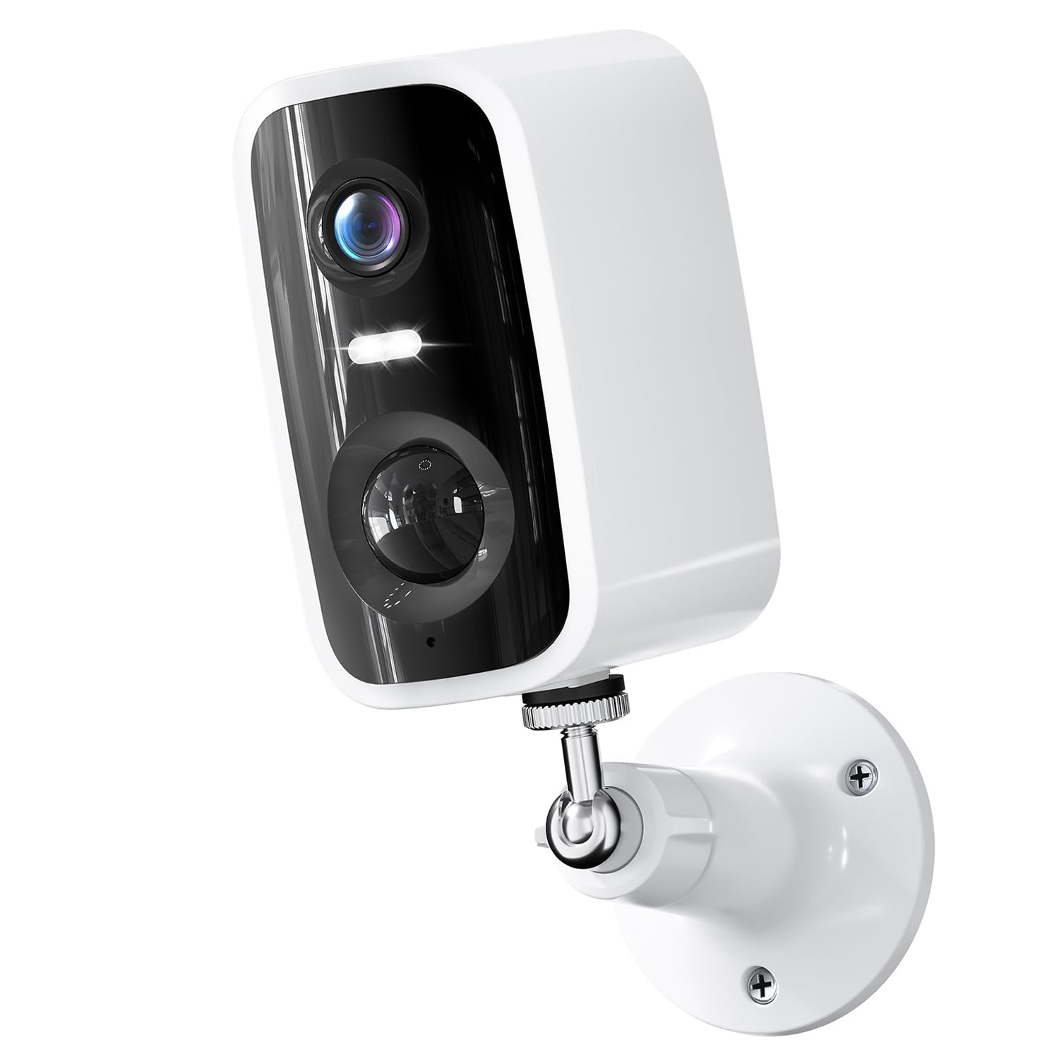 YESKAMOU Cámara de Vigilancia Inalámbrica WiFi 2.4G, 2K Interior/Exterior con Batería, Visión Nocturna en Color, Detección de Movimiento AI y PIR, Audio Bidireccional, Grado de Impermeabilidad IP65