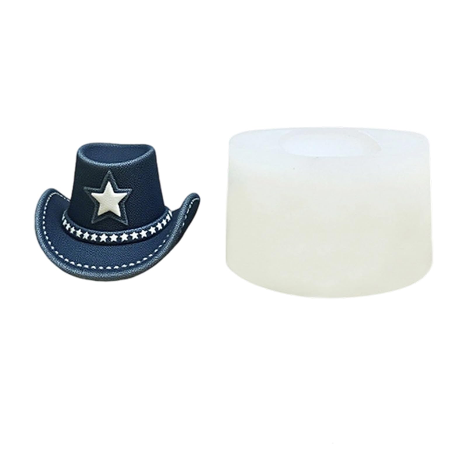 XIOANG Multipurpose Star Hat Crafting Silicone for Soap Plasters Decorations Flexible Star Hat for Plaster Casting
