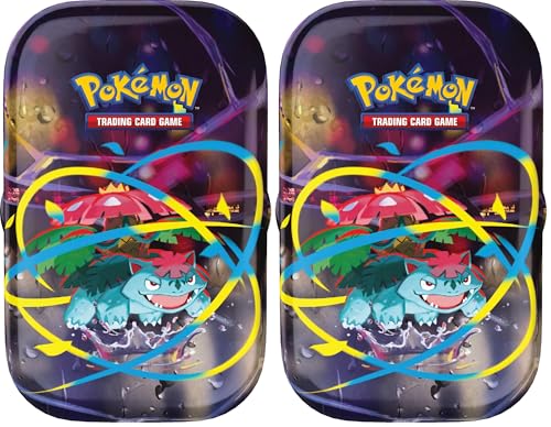 Pokémon: miniscatola da collezione Megaeroi (Mega Venusaur) del GCC Pokémon (un foglio di adesivi, una carta con l’illustrazione della miniscatola e due buste di espansione) (Confezione da 2)