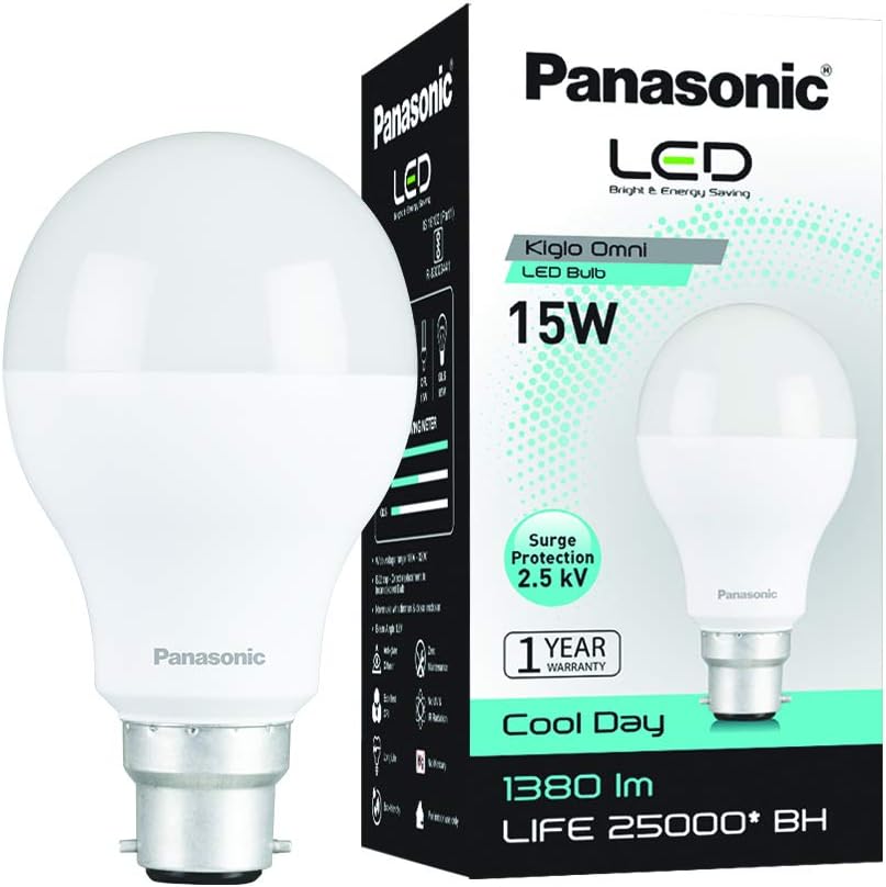 Panasonic 15W B22 LED Bulb, 1Pc, (Kiglo)