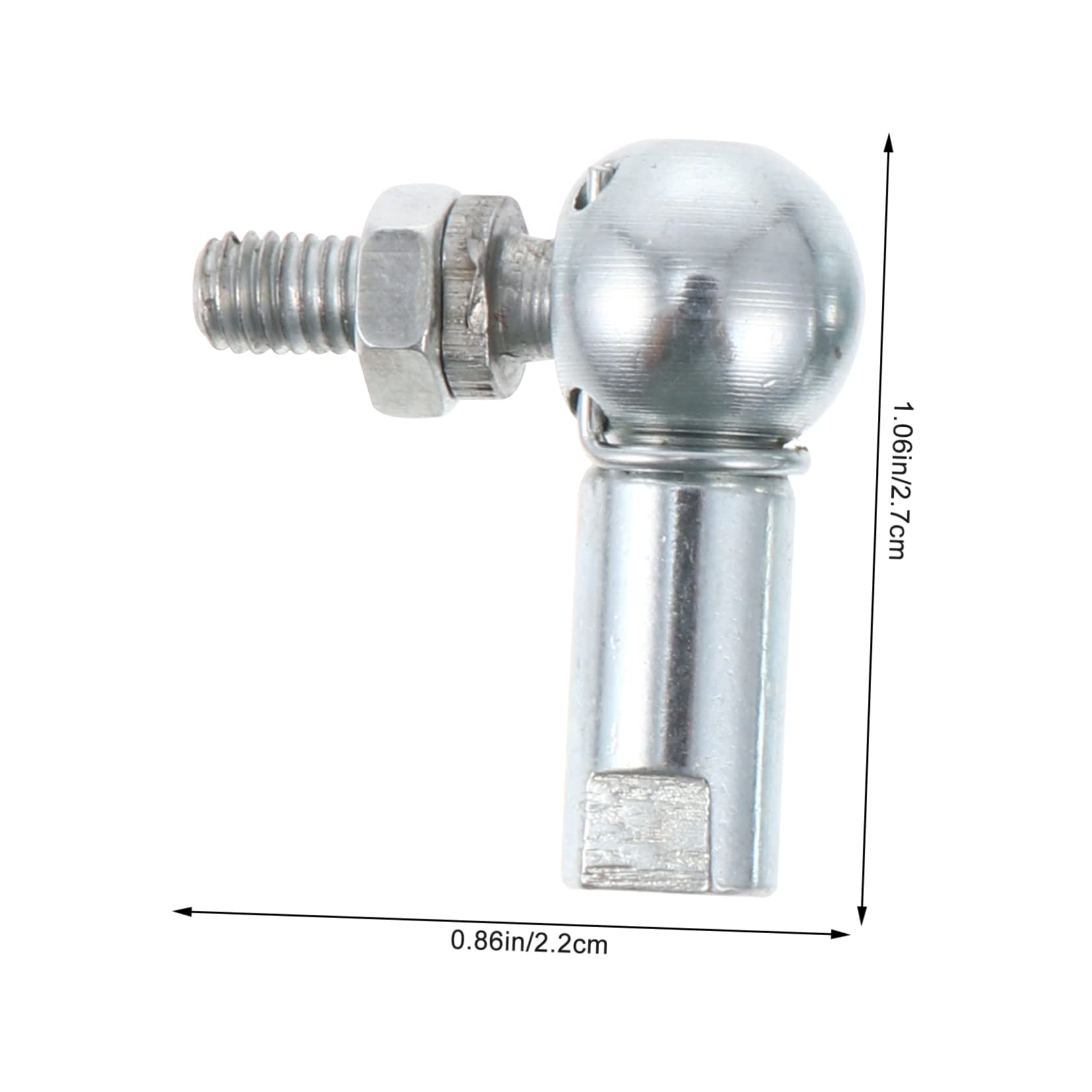 ABOOFAN High Hardness M5 Ball Joint Fitting Rod End Tie Rod for Industrial Environments