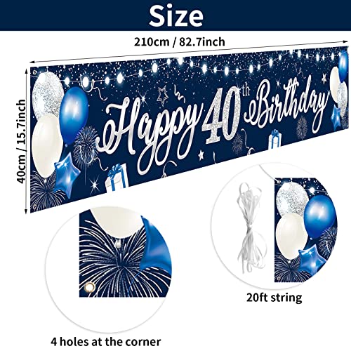 Domgoge Banner decorativo per il 40° compleanno